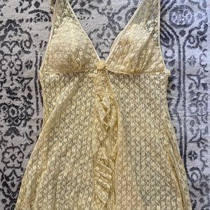 Lingerie babydoll ditsy see thru !